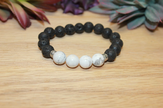Matte White Howlite