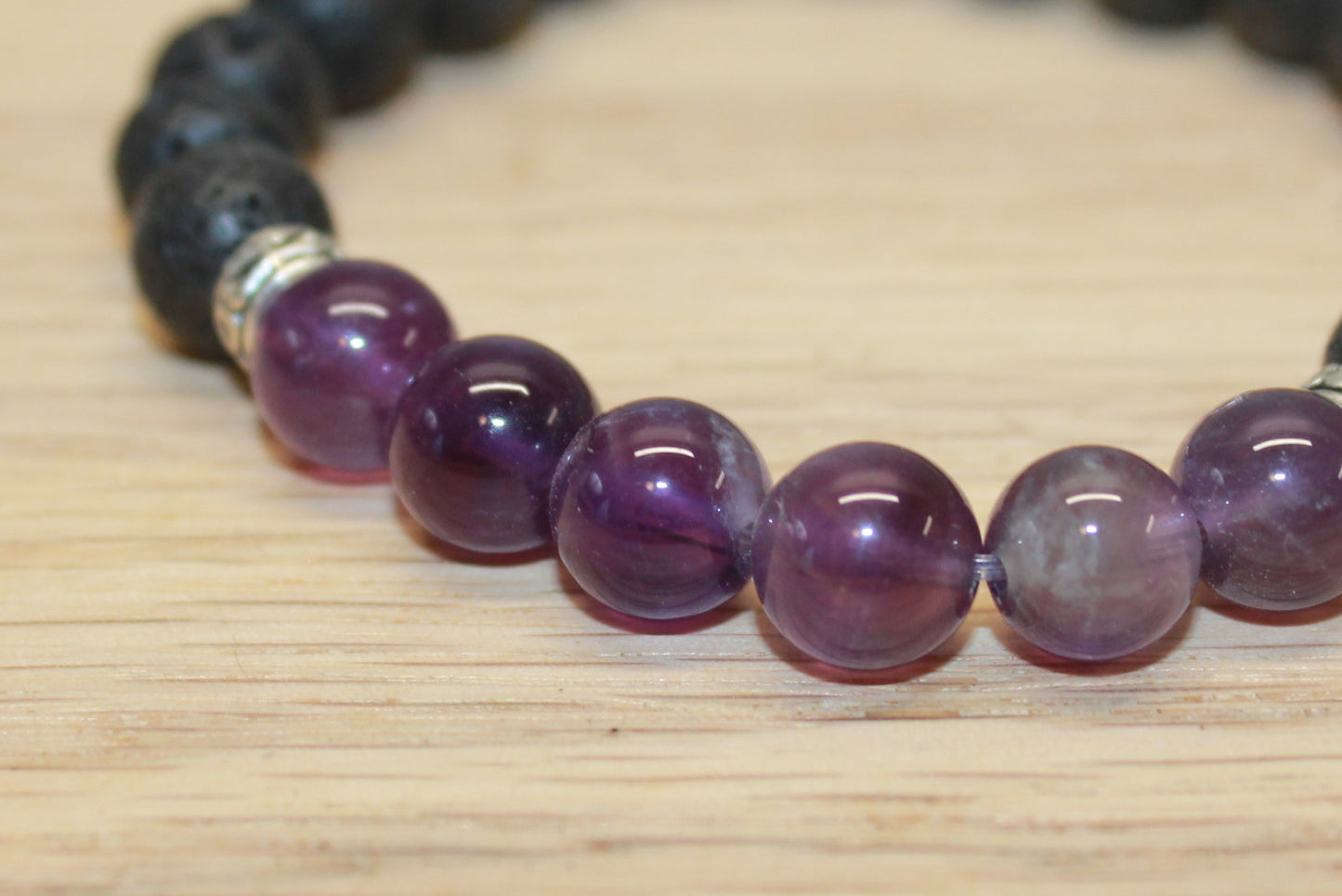 Amethyst Lava 8mm