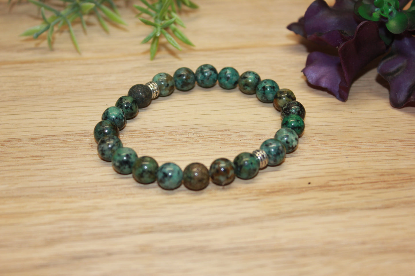 African Turquoise Solid 8mm