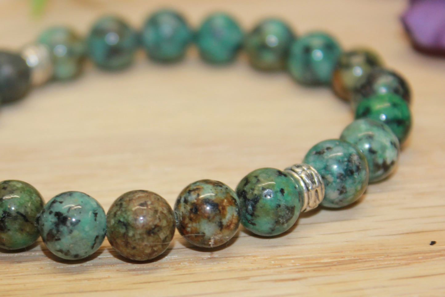 African Turquoise Solid 8mm