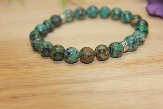 African Turquoise Solid 8mm