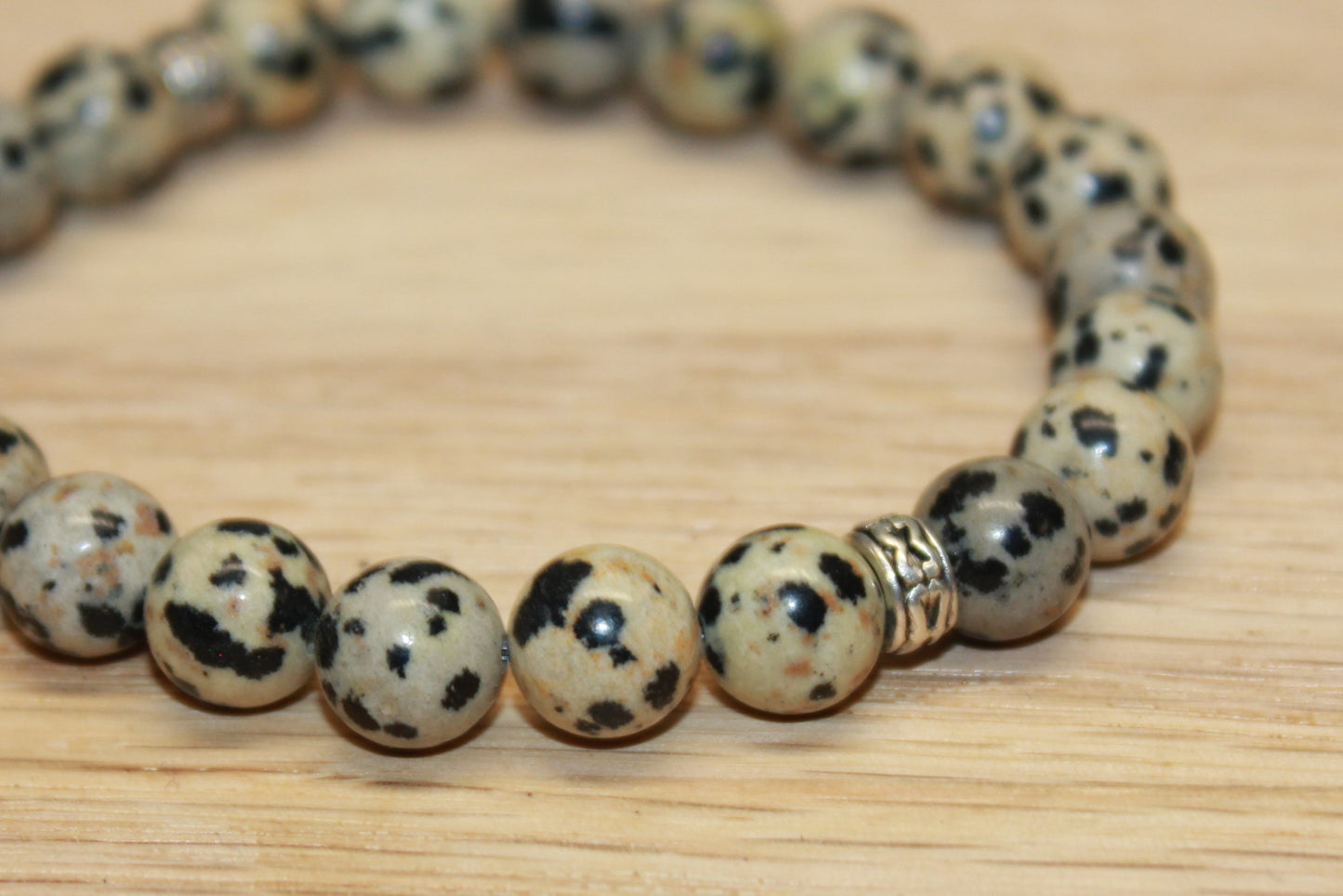 Dalmatian Jasper Solid 8mm