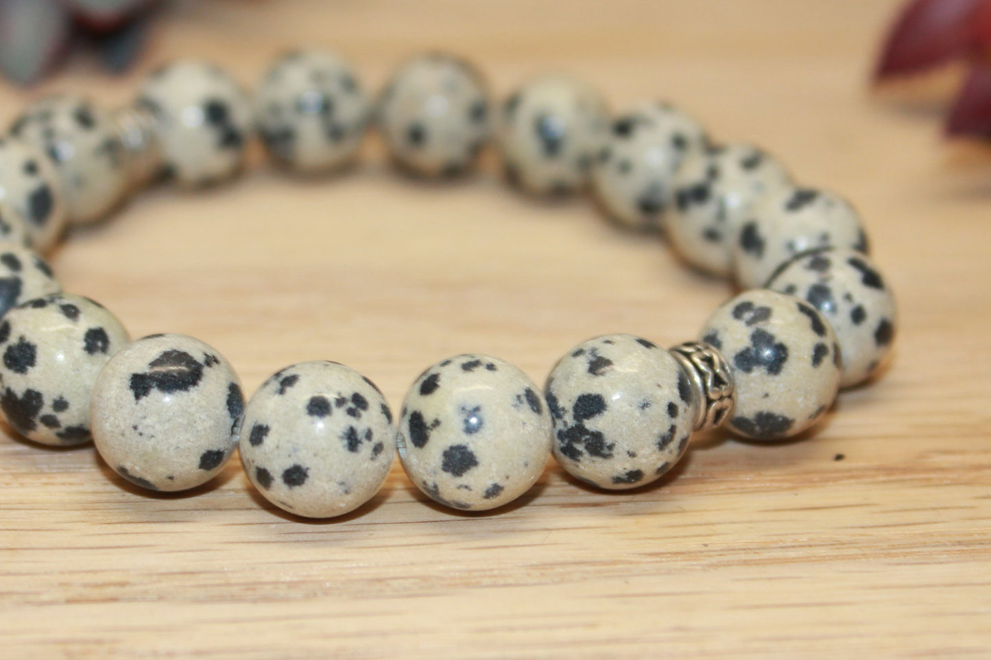 Dalmatian Jasper Solid 10mm