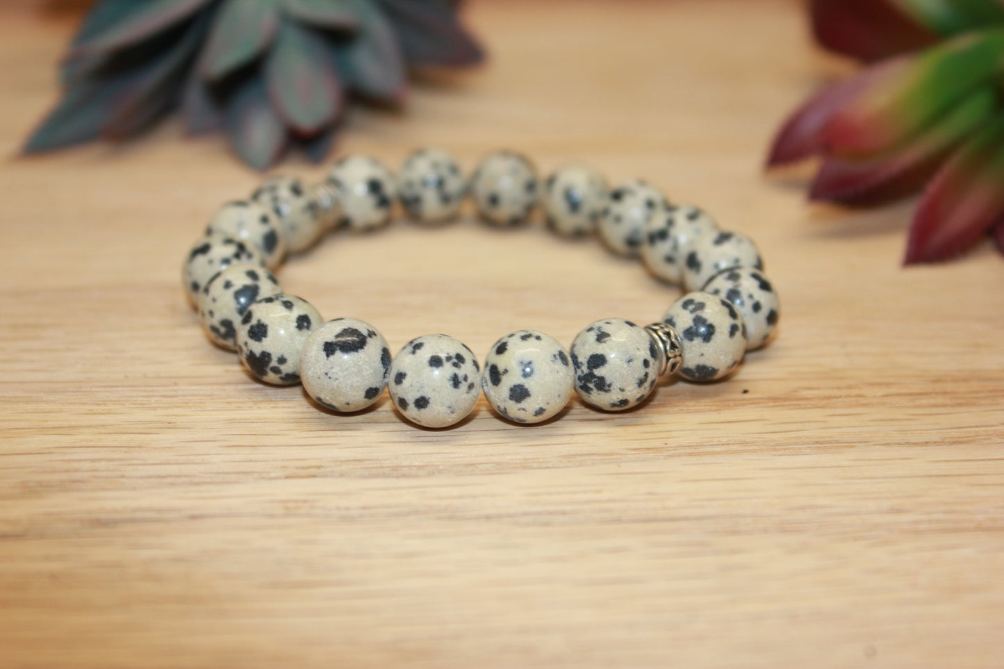 Dalmatian Jasper Solid 10mm
