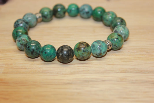 African Turquoise Solid 10mm