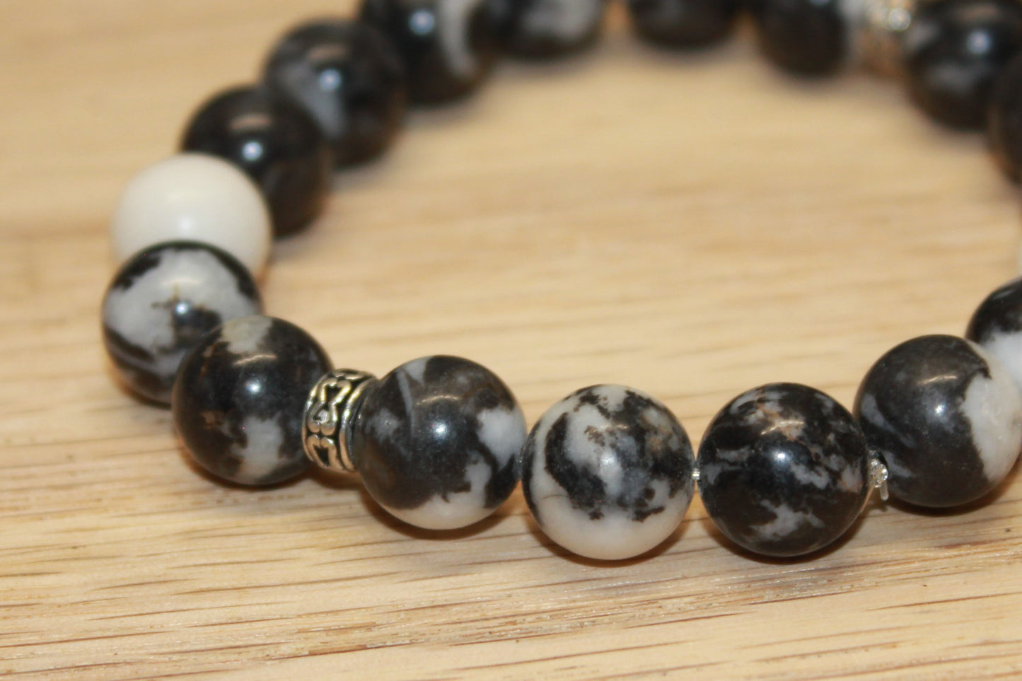 Zebra Jasper Solid 10mm