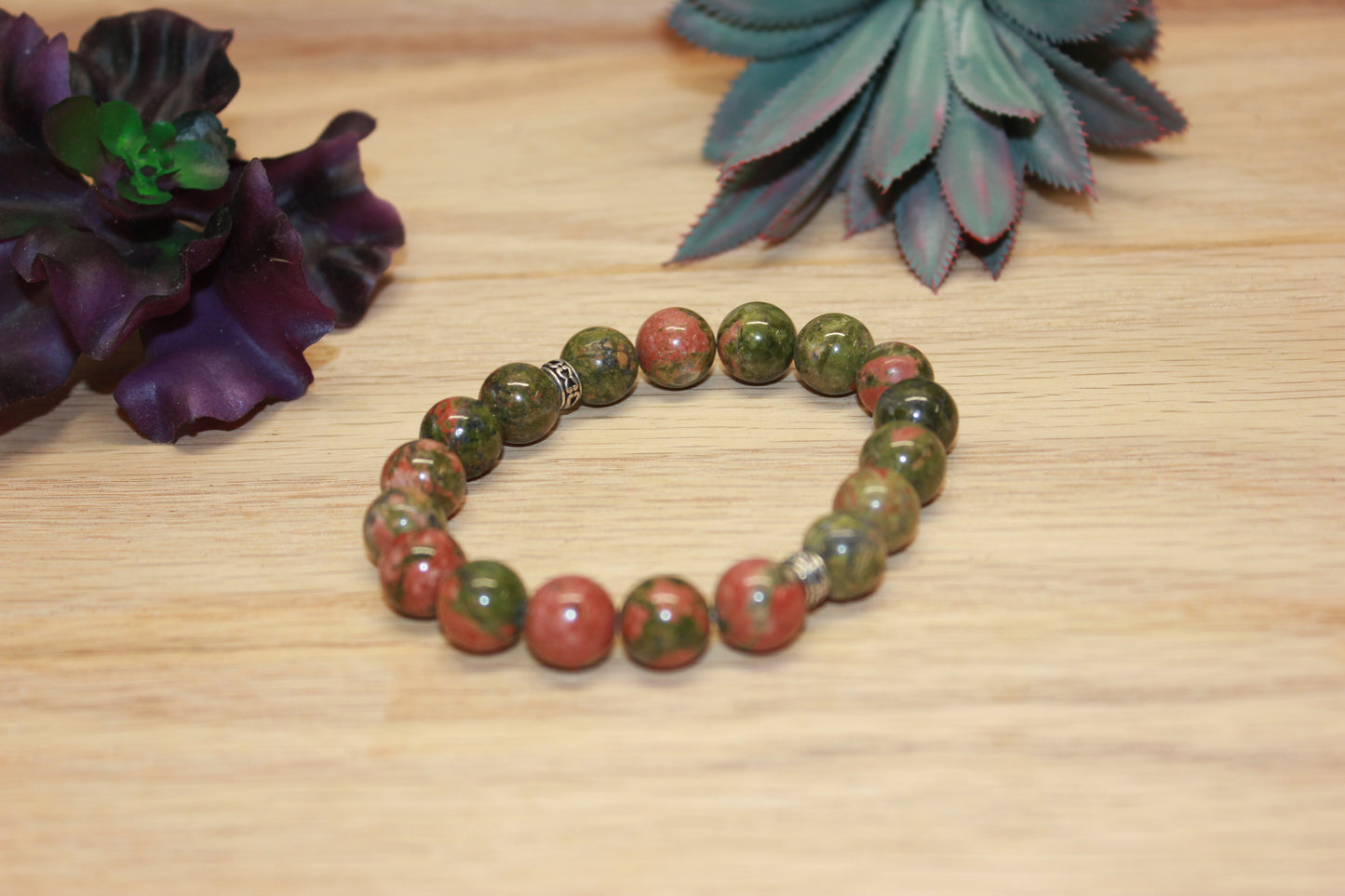 Unakite Solid 10mm
