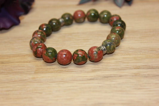 Unakite Solid 10mm